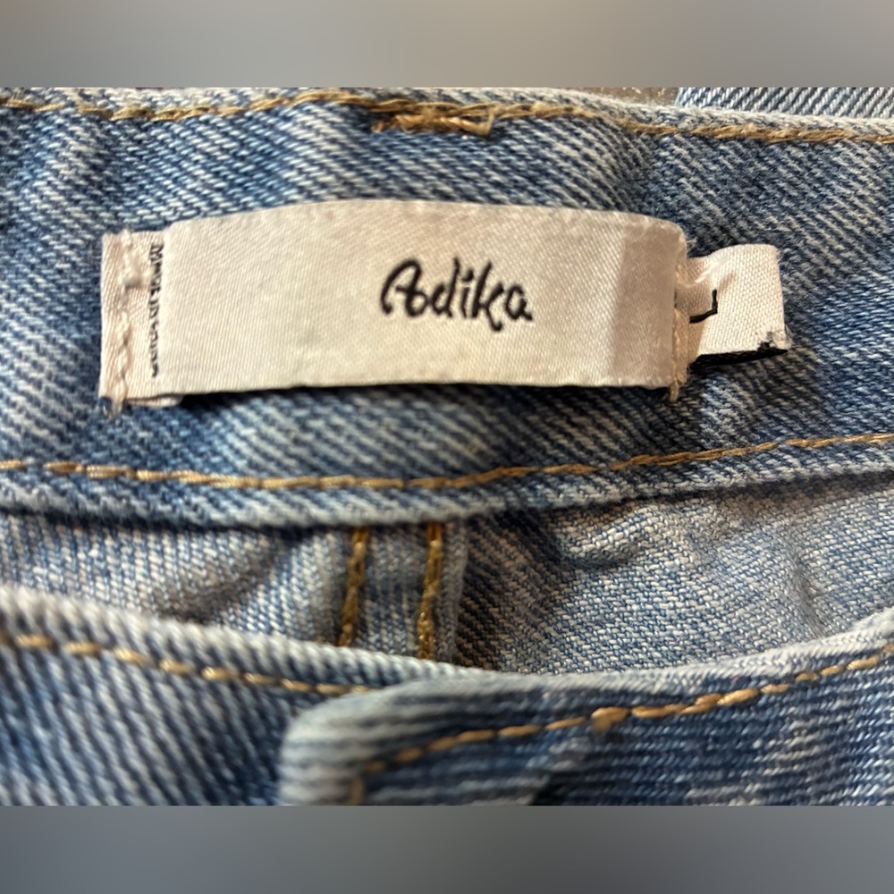 Adika Jeans with Graffiti Painted design Large/Like New Adiki Painted Jeans - Picture 7 of 9